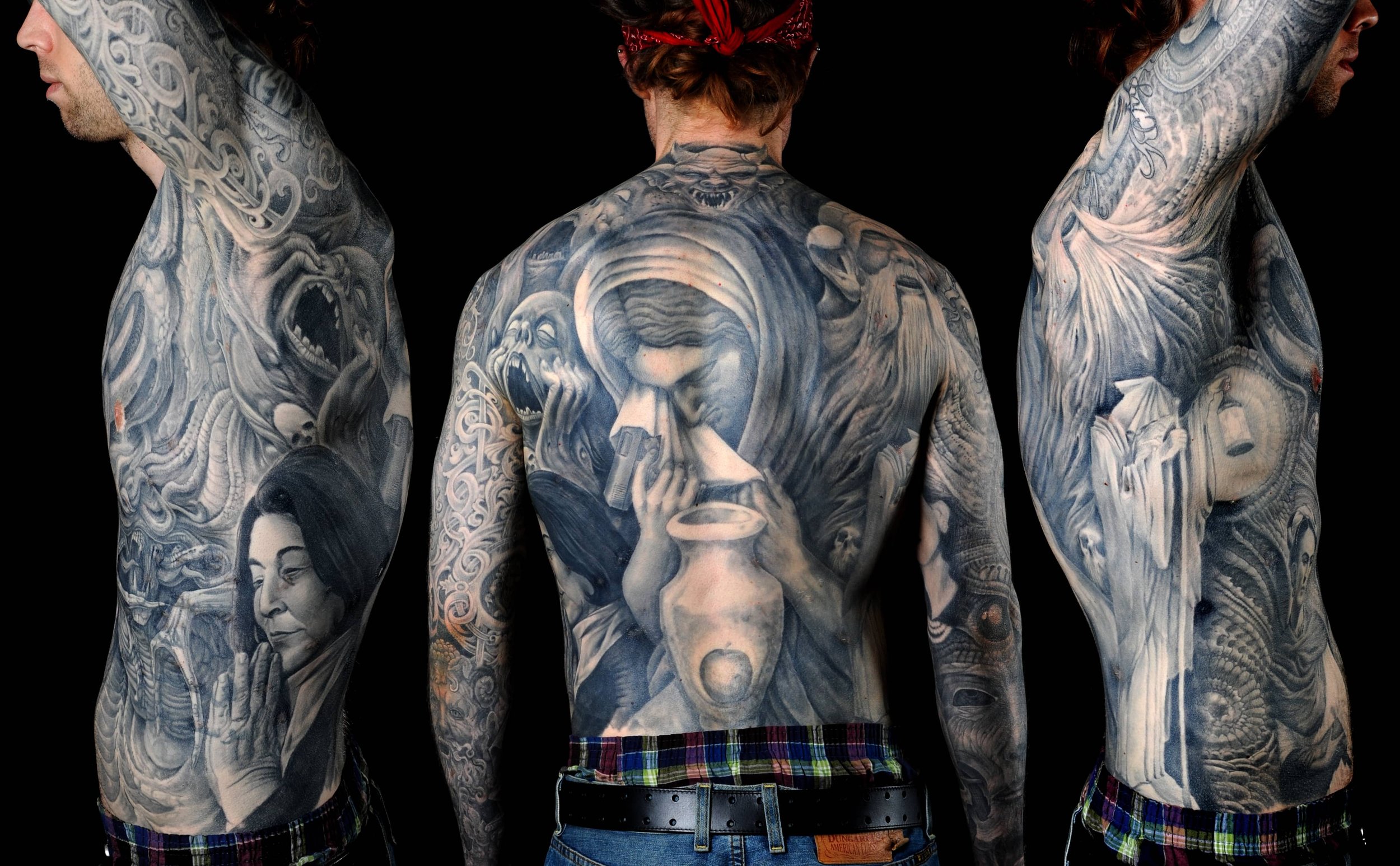 tattooed man